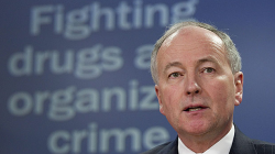 Justice Minister Rob Nicholson speaks in February, 2011 about the government's previous attempt to impose mandatory minimum sentences for drug crimes. Bill C-10, currently before the Senate, would impose minimums for marijuana possession. (Adrian Wyld/Canadian Press)